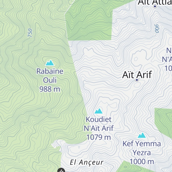 Map of Chriaa N'Aït Arif