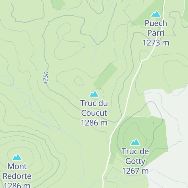 Map of Truc du Coucut