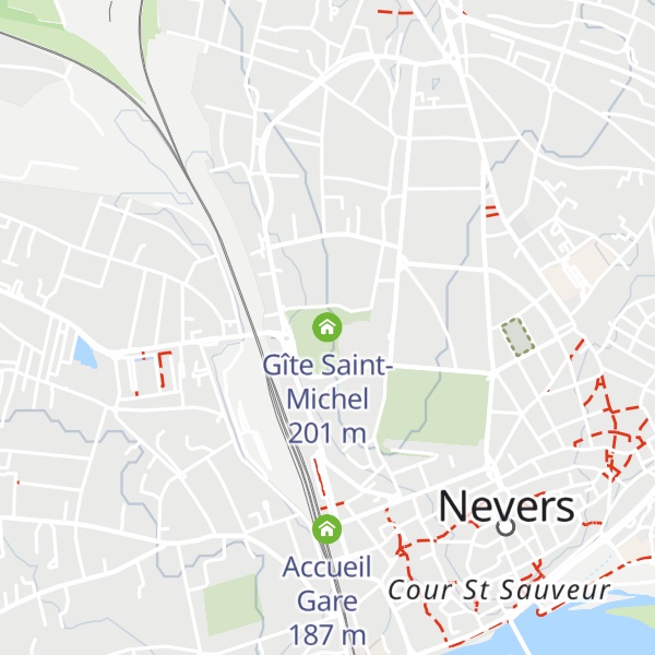 Map of Gîte Saint-Michel