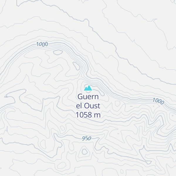 Map of Guern el Oust