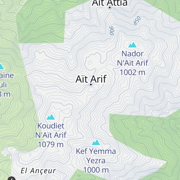 Map of Aït Arif