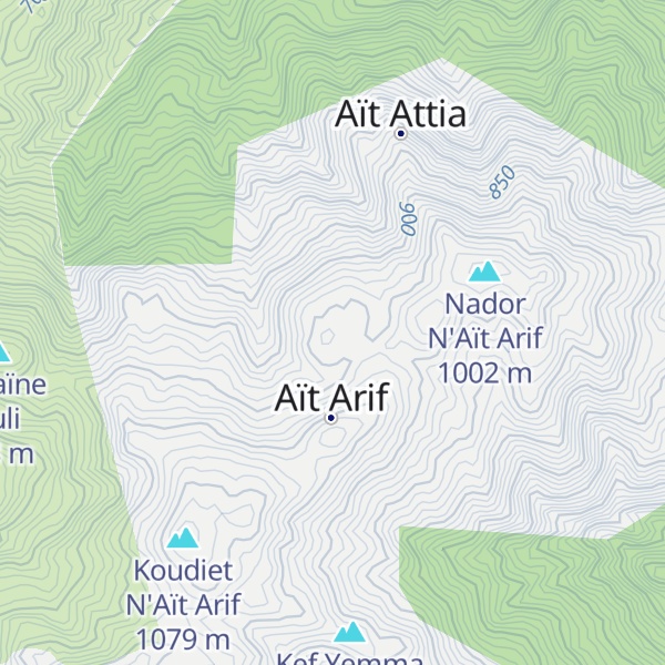 Map of Allagh N'Ougadir