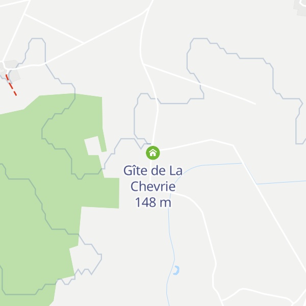 Map of Gîte de La Chevrie
