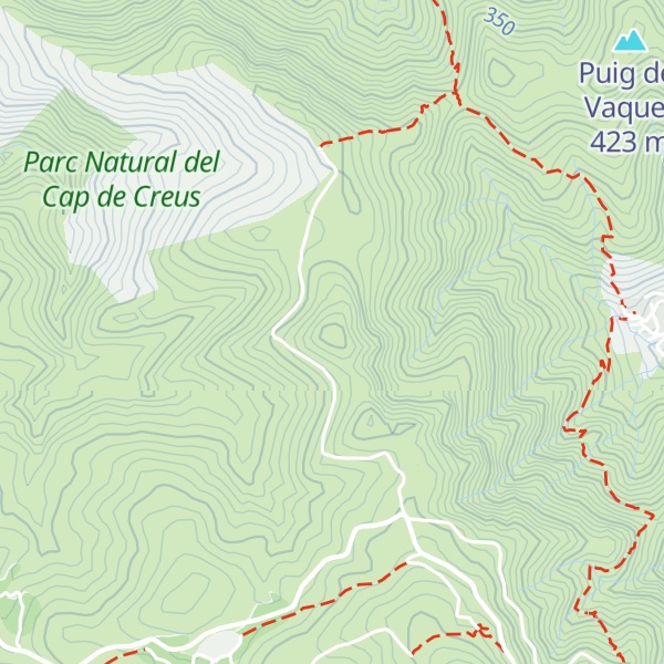 Map of Puig de la Granja