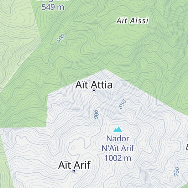 Map of Aït Attia