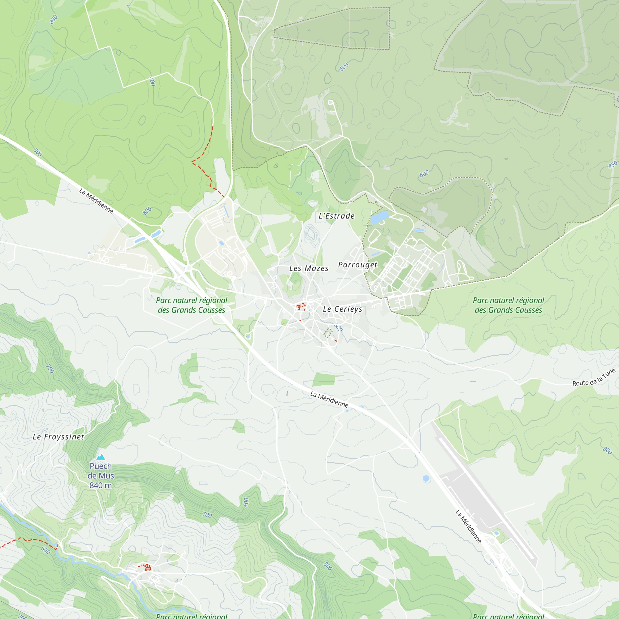 Gîte map