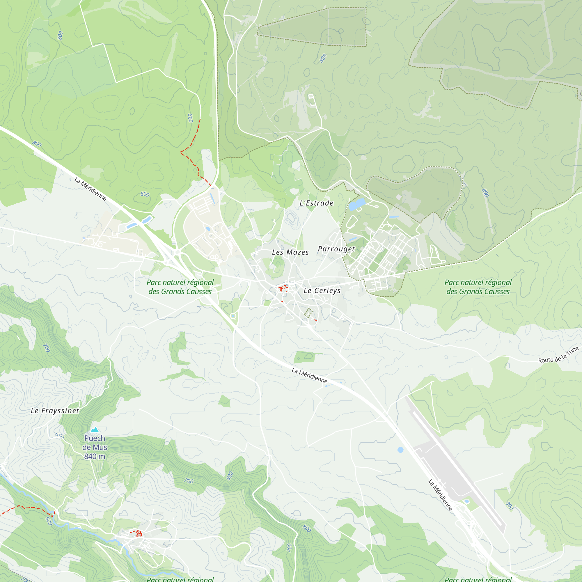 Gîte map