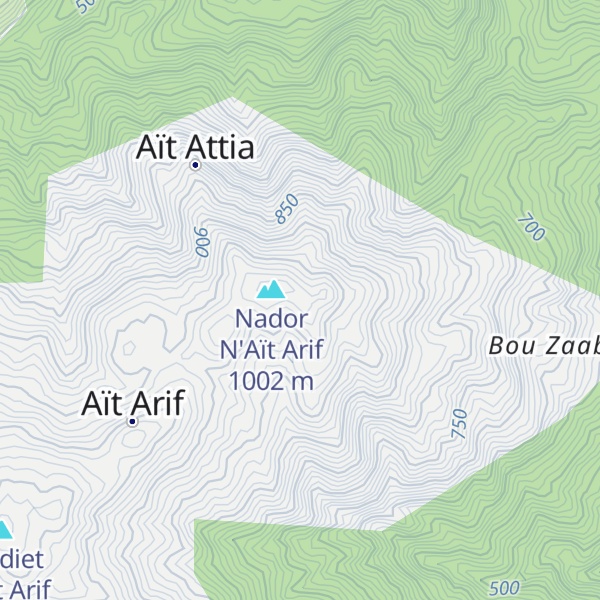 Map of Allagh El Djamaa