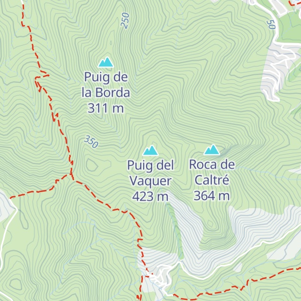 Map of Puig del Vaquer