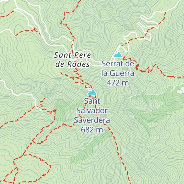 Map of Sant Salvador Saverdera