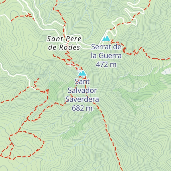 Map of La Creu de les Palomeres