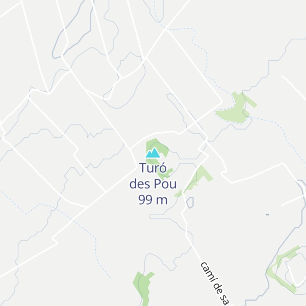Map of Turó des Pou