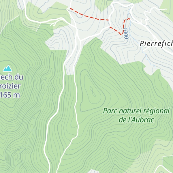 Map of Puech de Combret