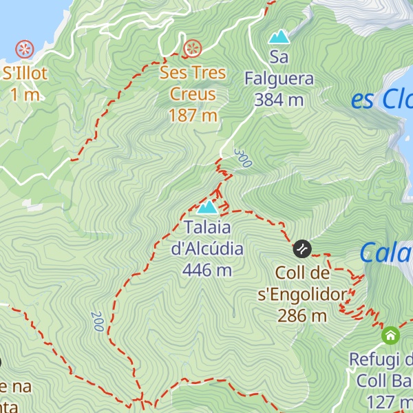 Map of Lloc de vigilància d'incendis forestals