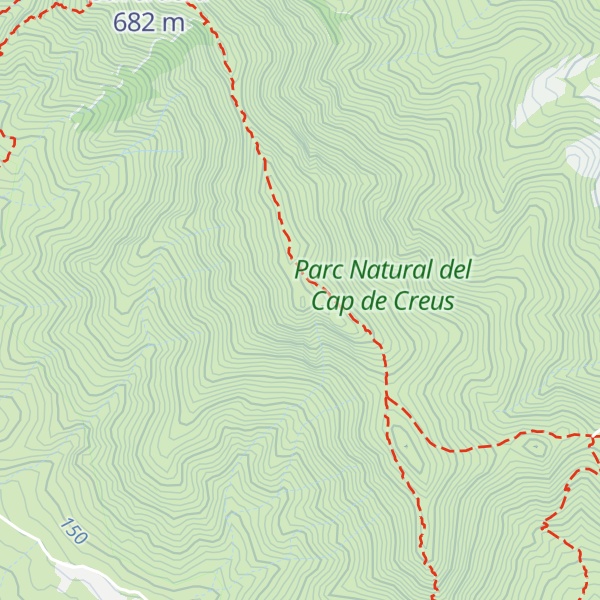 Map of Puig de Queralbs