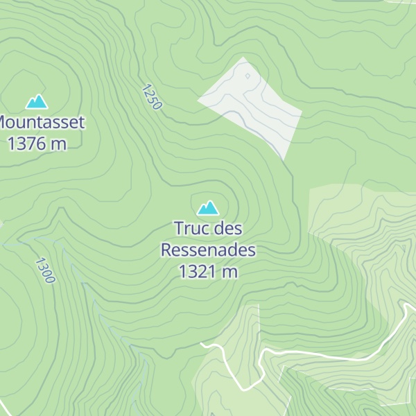 Map of Truc des Ressenades