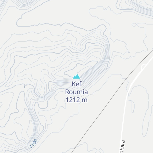 Map of Kef Roumia