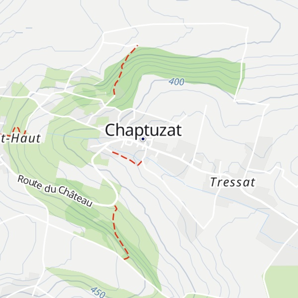 Map of Gîte "Le vieux vélo"