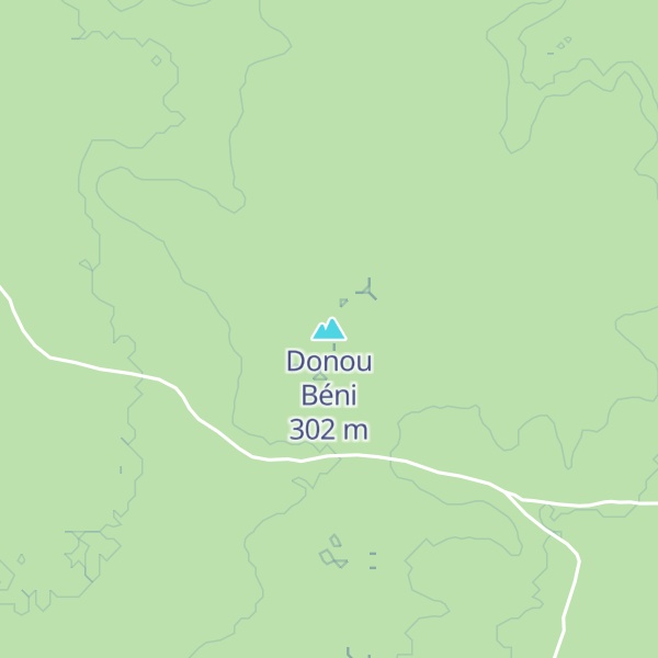 Map of Donou Béni