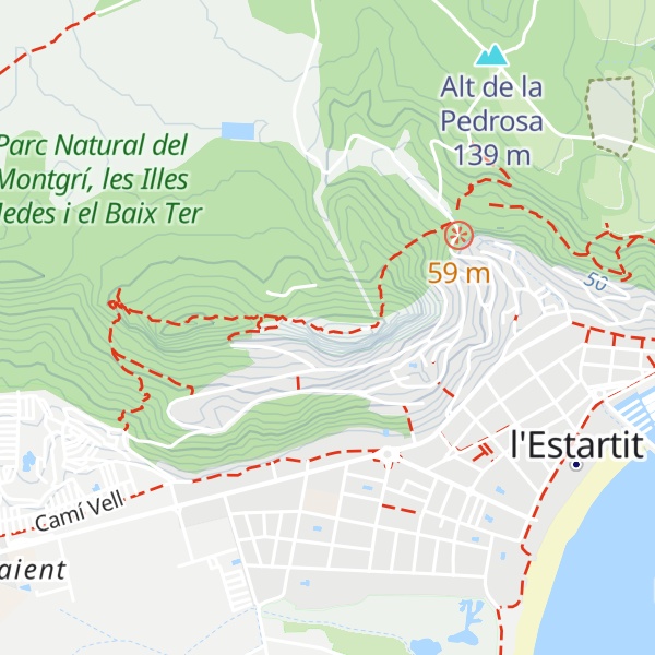 Map of Roca Maura
