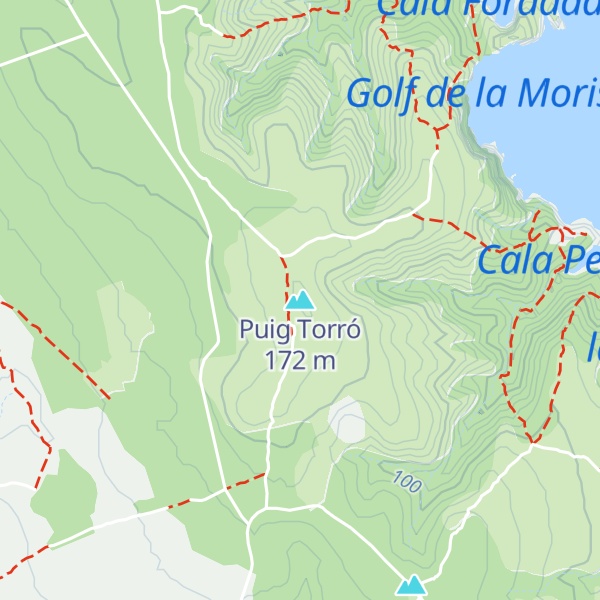 Map of Puig Torró