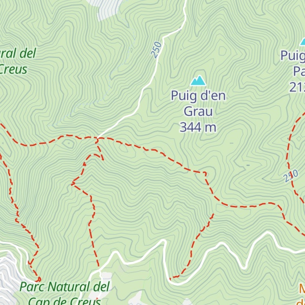 Map of Serrat de Can Berta