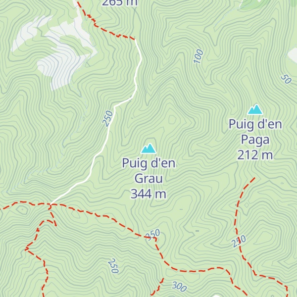 Map of Puig d'en Grau