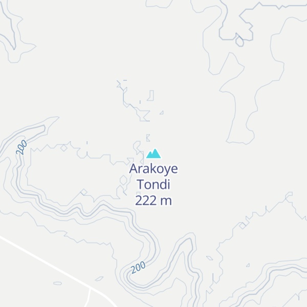 Map of Arakoye Tondi