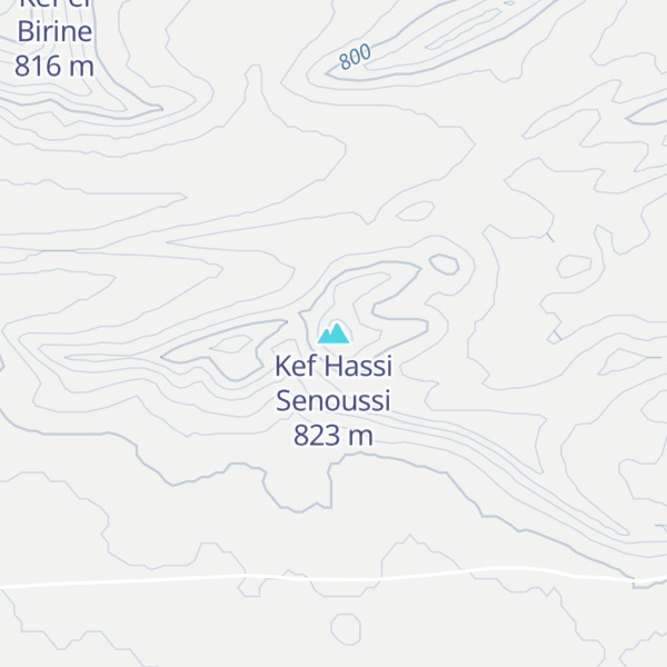 Map of Kef Hassi Senoussi