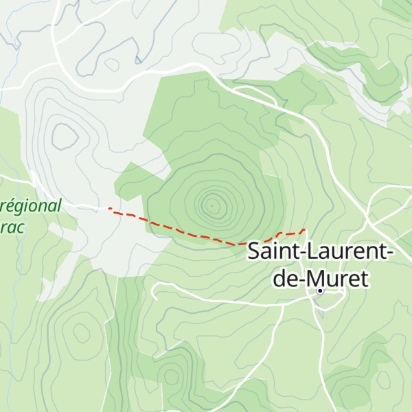 Map of Pic de Mus