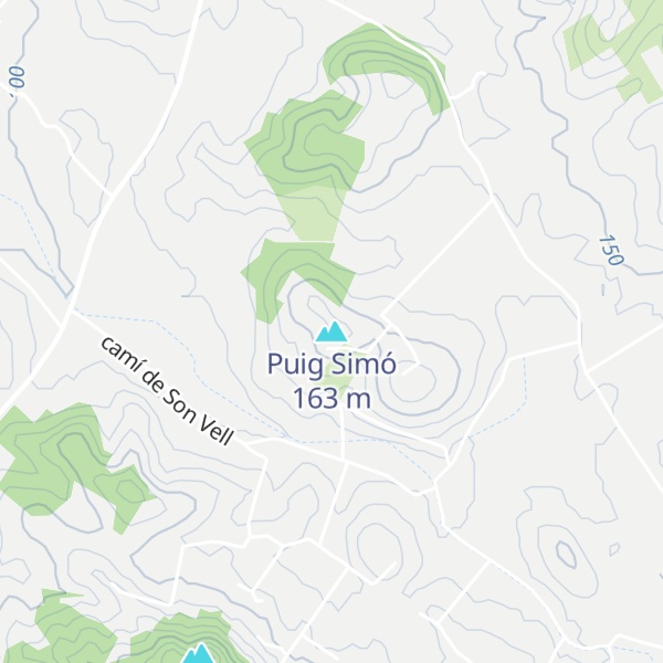 Map of Puig Simó