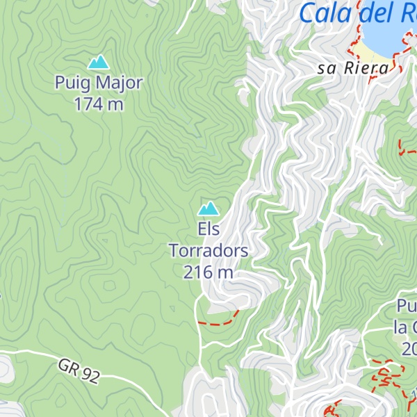 Map of Els Torradors