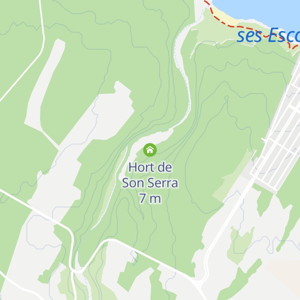 Map of Hort de Son Serra