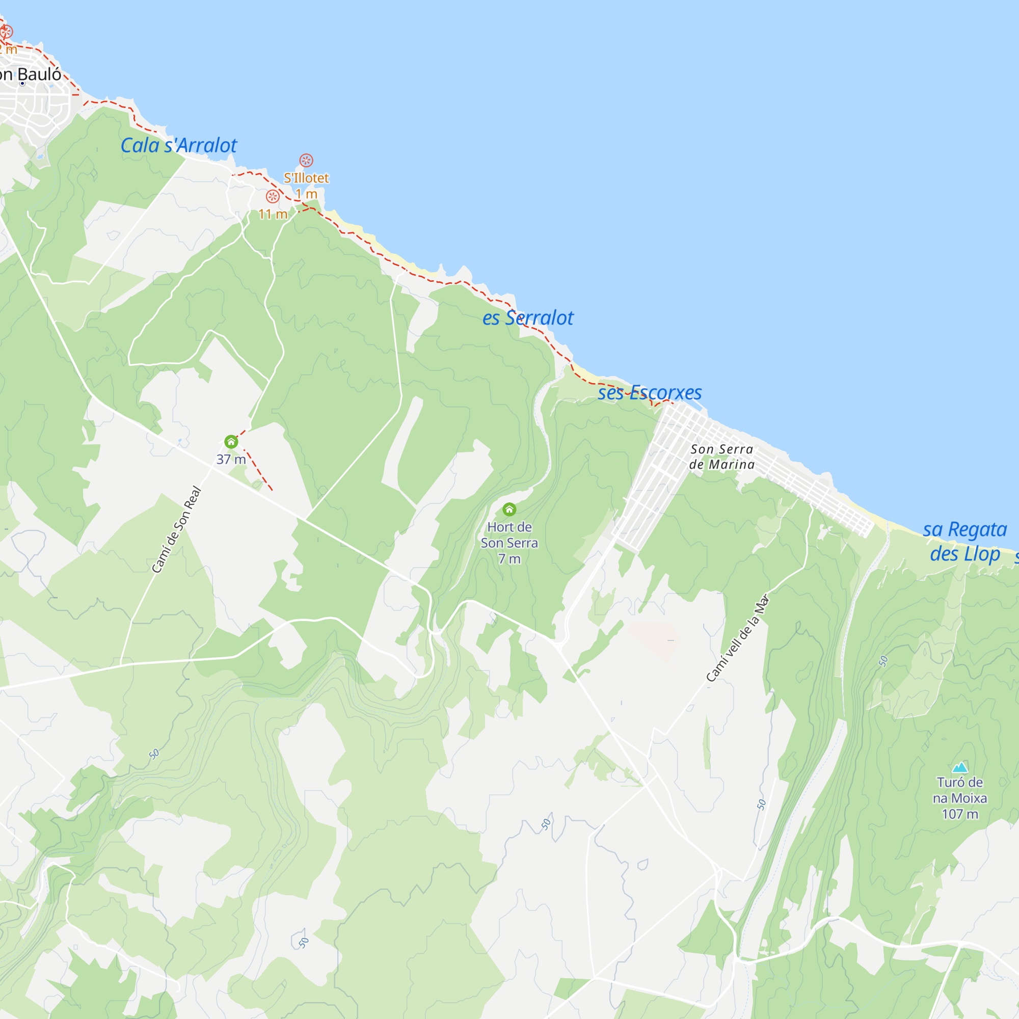 Hort de Son Serra map