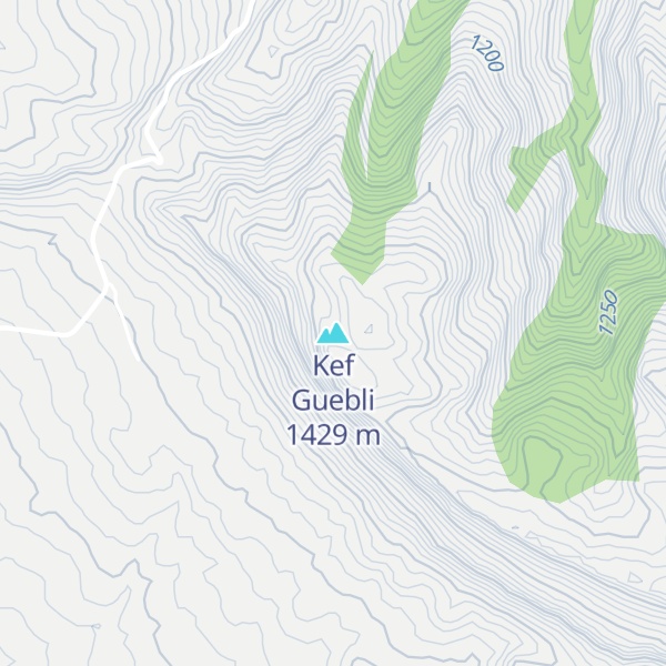 Map of Kef Guebli