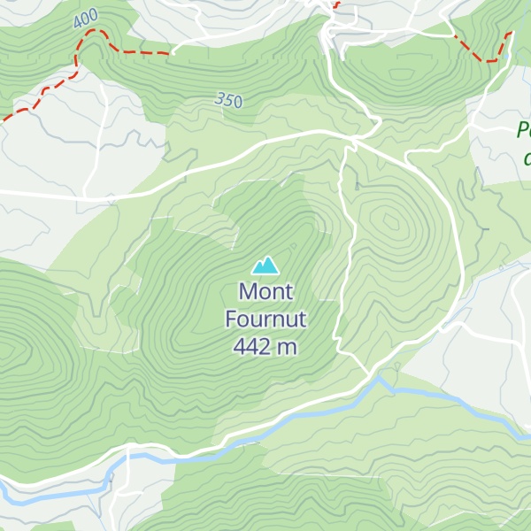 Map of Mont Fournut