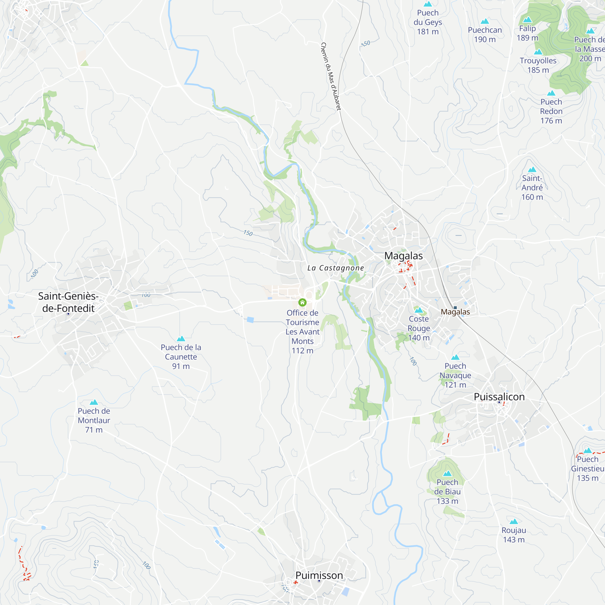 Office de Tourisme Les Avant Monts map