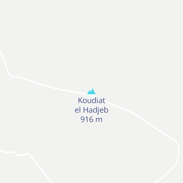 Map of Koudiat el Hadjeb