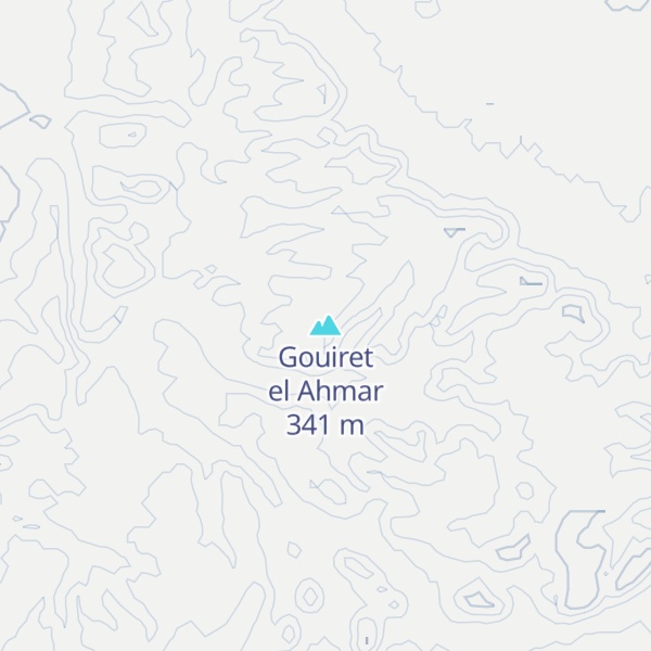 Map of Gouiret el Ahmar