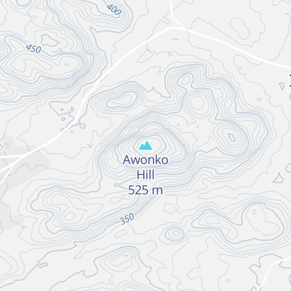 Map of Awonko Hill