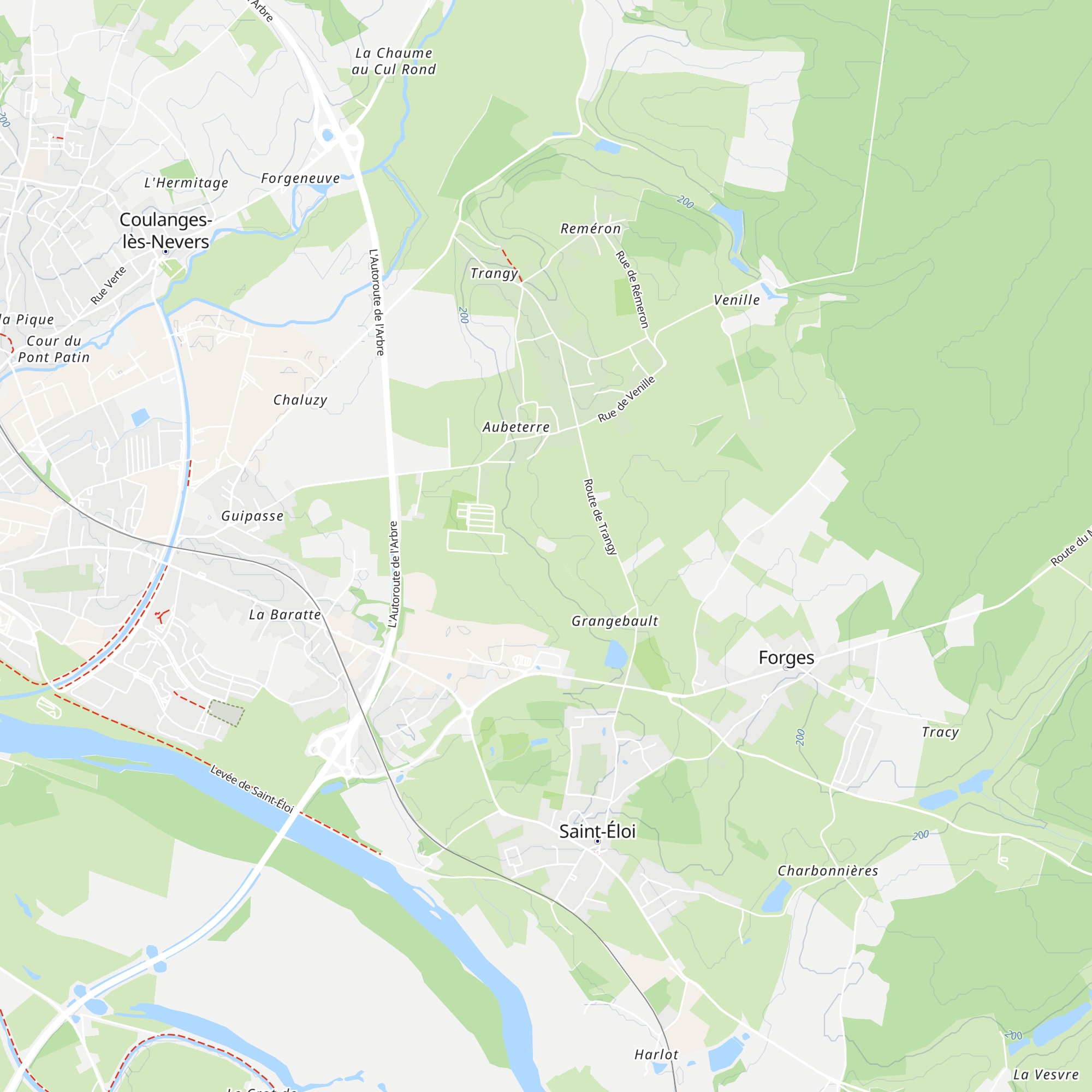 Gîte - La Ferme de Gondières map