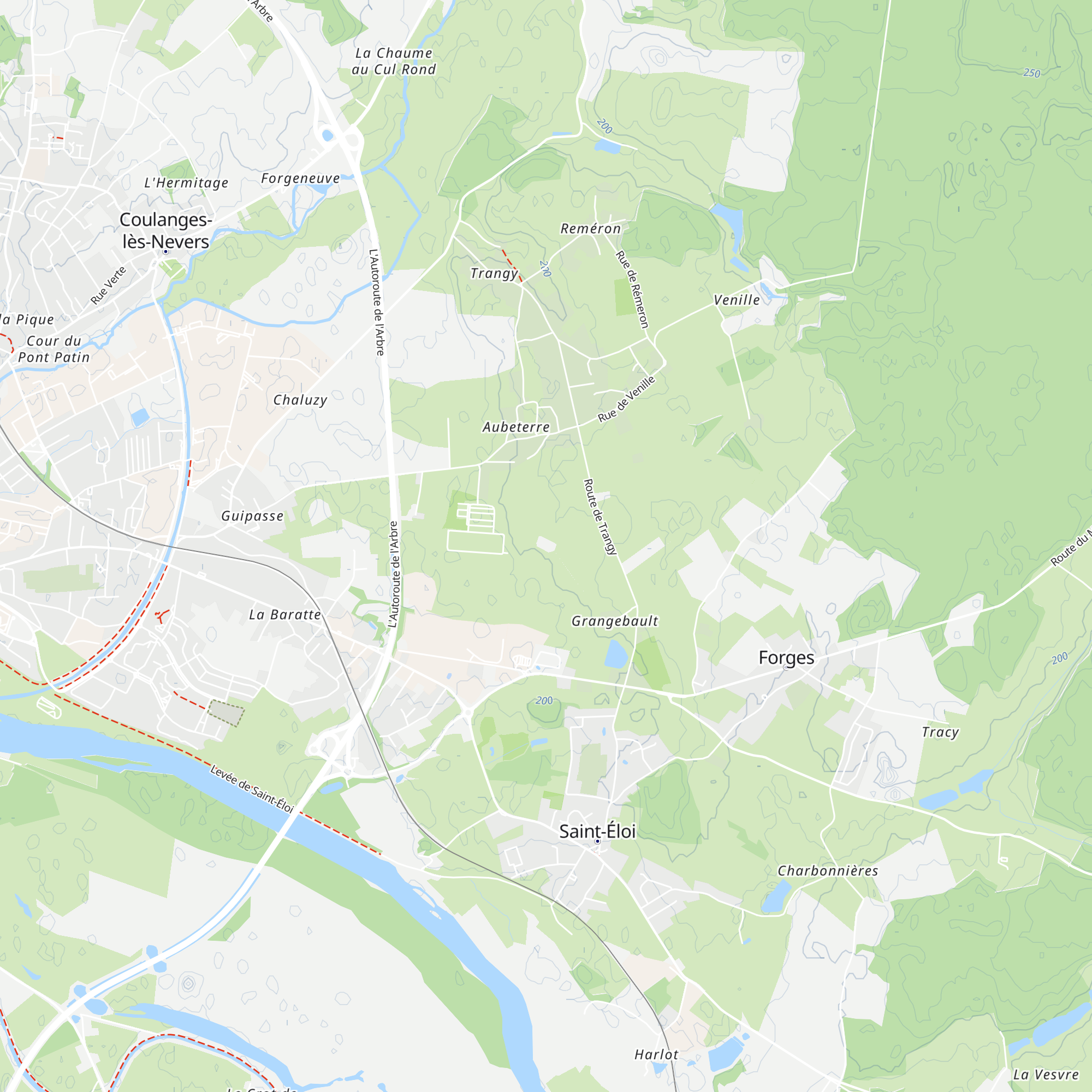 Gîte - La Ferme de Gondières map
