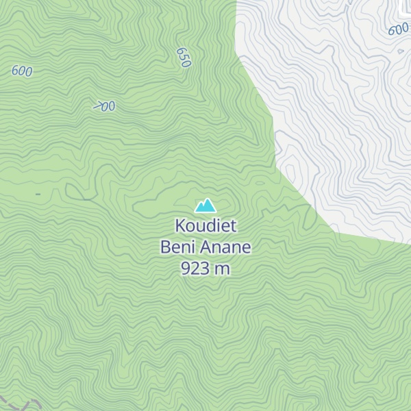 Map of Koudiet Beni Anane