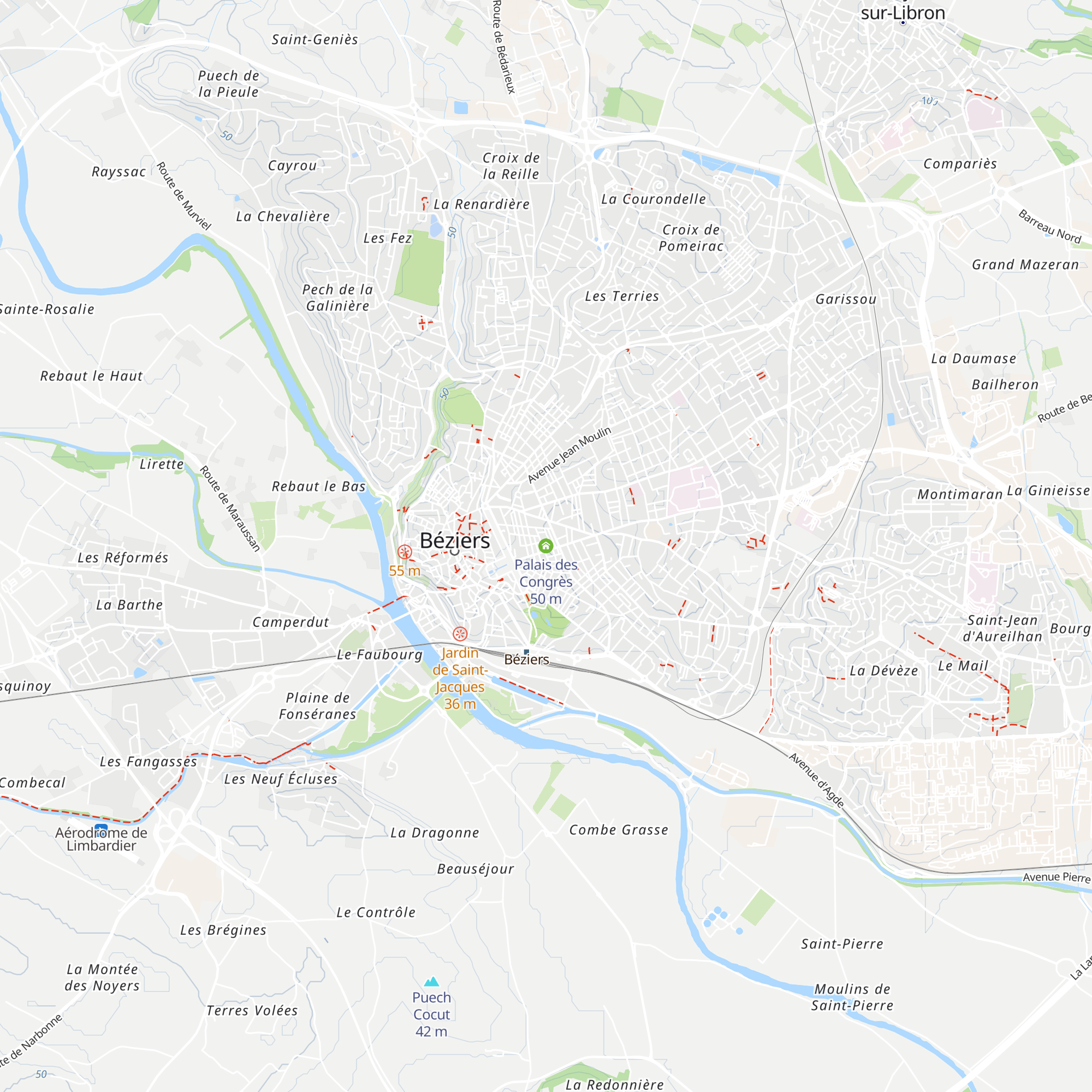 Palais des Congrès map