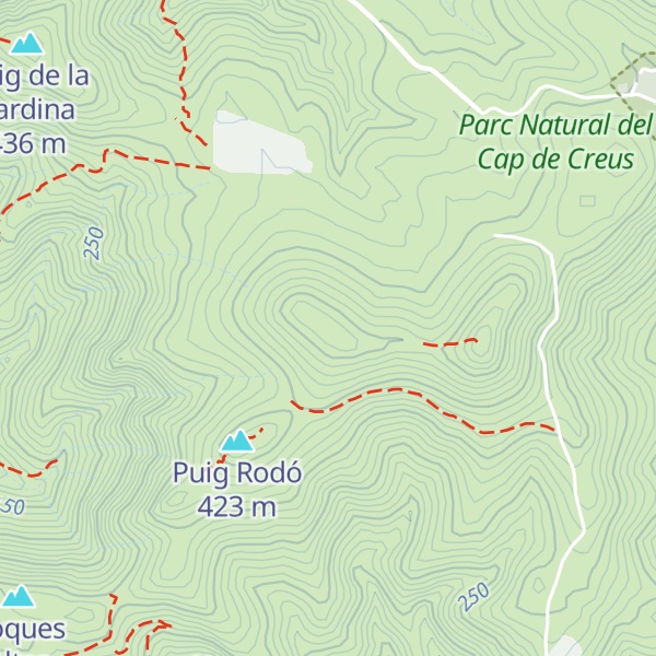 Map of Pedres Negres
