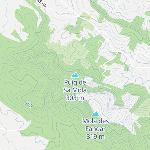 Map of Puig de Sa Mola