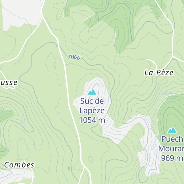 Map of Suc de Lapèze