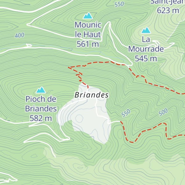 Map of Gîte de Briandes