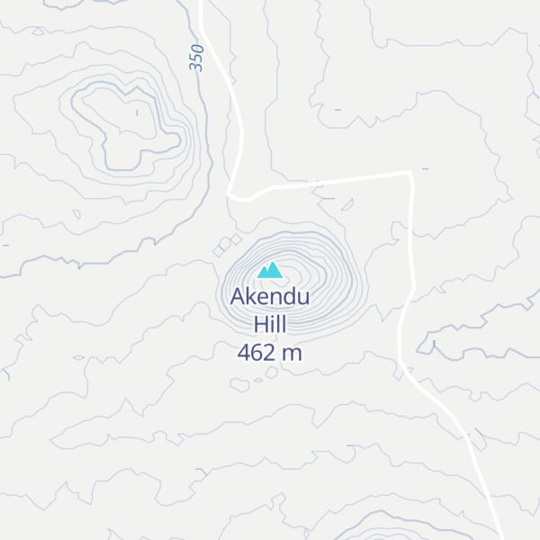 Map of Akendu Hill