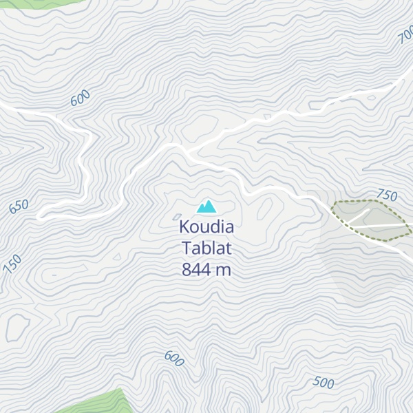 Map of Koudia Tablat